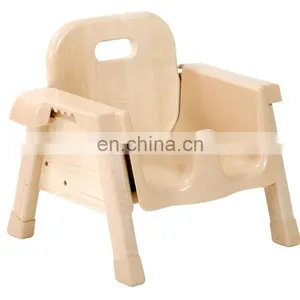 High Quality Montessori Furniture Portable Wooden Baby Chair thumbnail-2