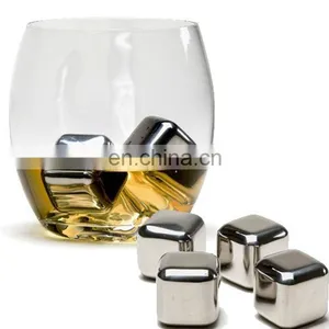 304 Stainless Steel Whisky Stones/ Whiskey Ice Cubes/ Whisky Ice Rocks thumbnail-1