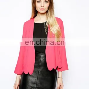 Hot New Products Coat for 2015 Women Blazer for Latest Formal Blazer Design in China thumbnail-1