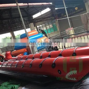 HI Airtight Sea Floating 8 Passengers Inflatable Banana Boat for Sale thumbnail-4