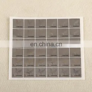 Manufature Custom Waterproof Laser Anti-fake Self Adhesive Sticker for Convenient Number Paper Label thumbnail-1