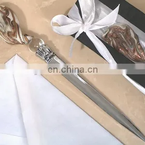 Golden Swirl Art Deco Letter Opener Favor thumbnail-1
