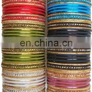 Indian Wedding Wear Metal Bangle - Wholesale Party Wear Bangle - Bollywood Style Metal Bangle - Fashion Wear Bangle thumbnail-2