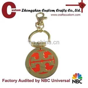 Custom 3D Gold Police Keychain thumbnail-6