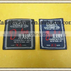 Colorful and Fashion Jeans Woven Clothing Label thumbnail-1