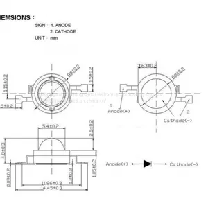 3W High Power Red Light 720-730NM thumbnail-2