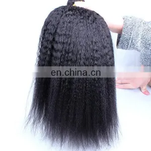 Shandong New Arrival High Quality 10-30inch 8A Grade Brazilian Hair Kinky Straight Hair Weaving thumbnail-4