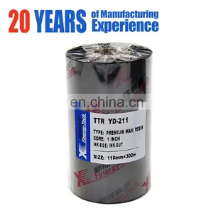 Wax Resin Thermal Transfer Ribbon 40 mm Zebra Bar Code Printer Jumbo Roll TTR Ribbons thumbnail-4