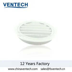 HVAC Aluminum Round Weather Louver Ceiling Diffuser Vent Factory thumbnail-1