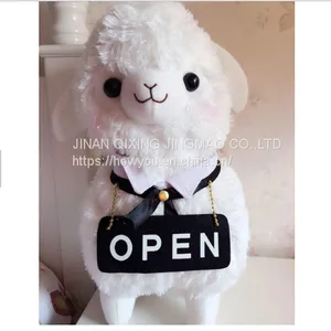 2019 Trend Plush Sheep Business Card Open Welcome Signs Door Decor Toy thumbnail-4
