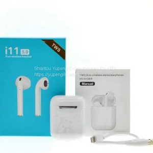 Headphones Bluetooth Earphone Bluetooth Headphone Bluetooth Headset 5.0 Touch White Earbuds Wireless Sport Mini Earbuds Earpieces Headphone With Charging Case i thumbnail-3