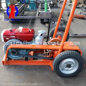 Sand Sampling Drill Rig/prospect Drilling Rig/impact Drilling Machine for Sale Easy Move With Wheeled thumbnail-3