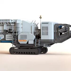 Tracked Mobile Crusher Crawler Mobile Crusher Industrial Mobile Crushing Equipment China thumbnail-3