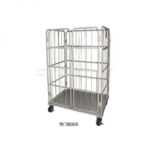 Logistic Storage Roll Cages Trolleys for Warehouse and Supermarket Transportation thumbnail-2