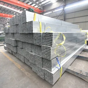 Factory Lowest Price Weight List Q195/Q235 Pre-Galvanized Square and Rectangular Hollow Section Steel Tube thumbnail-5
