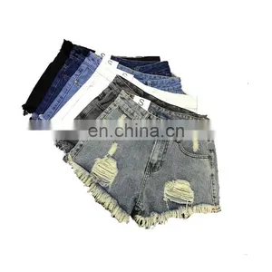 LAITE TR2010 Wholesales Customized Women Short Jeans Ladies Bodycon Short Jeans thumbnail-1