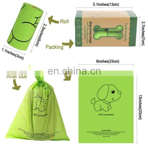 Amazon Hot Sale Biodegradable Pet Waste Bag PLA Cornstarch Pet Waste Bag thumbnail-6