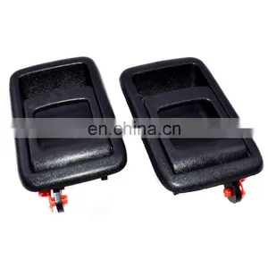 Free Shipping! 2pcs Front Rear Left Right Door Handle Inside Black for Toyota Tercel 4Runner thumbnail-1