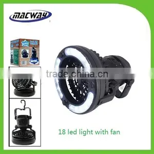Multi-function Fan Camping Battery With18 LED Camping Lantern thumbnail-1