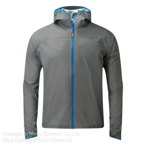 100% Nylon OEM Winter Fashion Ultra Light Detachable Hooded Outdoor Men's Winter Coat Short Ultra Light Nylon Down Jacket thumbnail-3