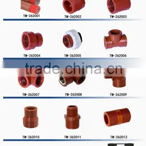 PPH Plastic Pipe Fittings With NPT Thread thumbnail-2