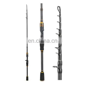 Top Quality Carp Lure Mini Ultralight Spinning Casting Telescopic Fishing Rod thumbnail-1