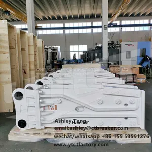 China Excavator Attachment Hydraulic Concrete Rock Breaker Jack Hammer Breaking Hammer Hb40g Hb30g Hb20g HB15G thumbnail-1