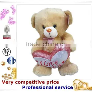 OEM Stuffed Toy,Custom Plush Toys, Teddy Bear With Love Heart thumbnail-1