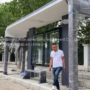 Public Face Recognition Bus Shelter New Bus Stop Board Billboard Direct Supply thumbnail-4