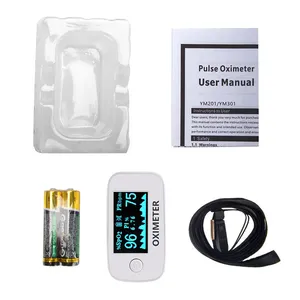Made in China Good Quality CE Approved Fingertip Pulse Oximeter With Battery thumbnail-3