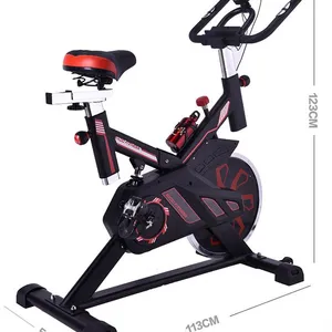 Hot Sale Gym Equipment Magnetic Red Indoor Exercise Fit Spinning Bike thumbnail-3