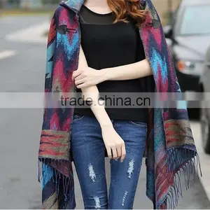 2016 Ladies Women Fashion Hooded Blanket Scarf Shawl thumbnail-5