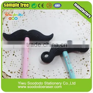 Cheap Hot Stationery Pencil With Eraser Mustache Shape thumbnail-1