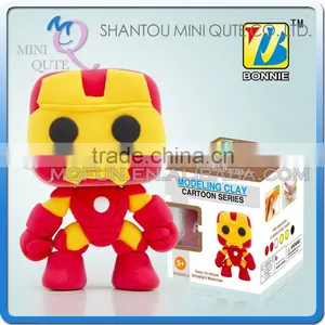 Mini Qute Bonnie Marvel Avenger Super Hero Captain America Cartoon Building Blocks Plasticine Clay Educational Toy NO.BN9989-2 thumbnail-1