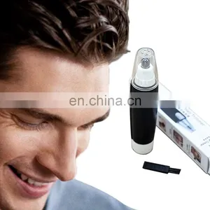 New Portable Electric Nose Hair Trimmer Man Shaving Nose Hair Removal Shaver Clipper Black No Spray Nose Hair Clipper thumbnail-4