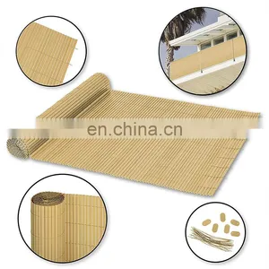 Hot Selling Bamboo Fencing 4m Roll Artificial Garden PVC Sichtschutzmatte thumbnail-3