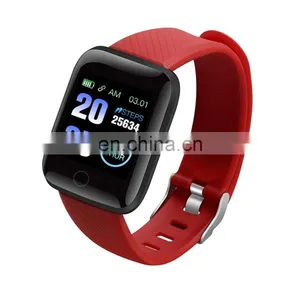 Blood Pressure Heart Rate Monitor D13 Watch Smart Bracelet 116 Plus thumbnail-4