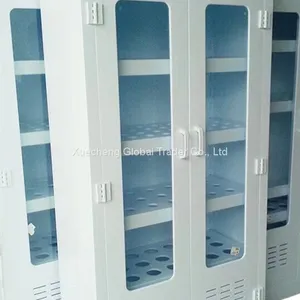 PP Lab Glassware Storage Cabinet 900X450X1800mm Polypropylene Utensil Cupboard thumbnail-2