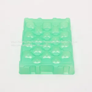 Green PET Thermoformed Plastic Transit Blister Trays thumbnail-1