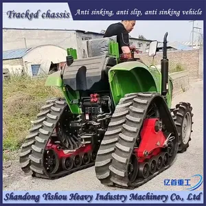 Agricultural Tractor Modified With Triangular Track Wheels for Anti-skid and Anti Sinking thumbnail-5