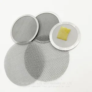 BOLI-filter Discs,SS316 Stainless Steel Wire Mesh Disc Metal Mesh Screen Filter Disk Black Wire Cloth Weave Filter Disc thumbnail-3