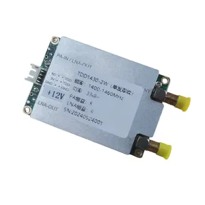 Jinwen UAV Self-organizing Network 1400MHz 2-watt Single Transmitter Dual Receiver RF Power Amplifier JWTD1430-2W thumbnail-1