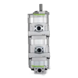 Gear Pump Assembly 705-55-24110 Hydraulic Gear Pump for Repair LW100 Komatsu Wheel Loader Crane Machine thumbnail-5