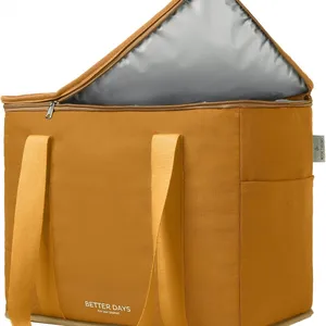 Reusable Insulated Thermal Delivery Bag for Hot & Cold Food – Large Capacity Takeaway Cooler Bag thumbnail-1