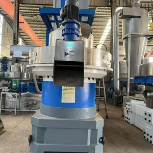 Complete Set of Biomass Pellet Machine Equipment. Large-scale Granulator for Miscellaneous Wood Chips and Sawdust. New Vertical Ring Die Machine thumbnail-4