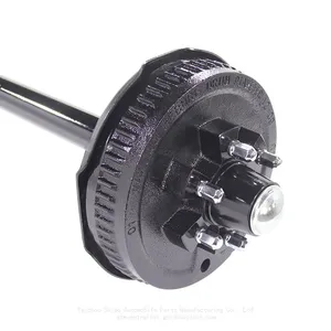 2000 Lb, 6-Hole | Food Trailer, Catering Trailer, Camping Trailer, Travel Trailer's Spindle Assembly and Straight Axle Assembly | Rear Axle thumbnail-2