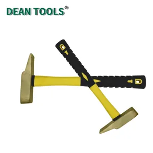 Non-Sparking Scaling Hammer, Beryllium Bronze Alloy, 13 Inch,Standard Compliant for Industrial Use thumbnail-1