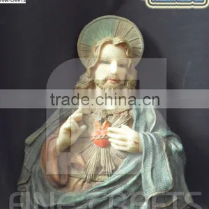 Polyresin Jesus Religious Wall Plaque Decoration thumbnail-1
