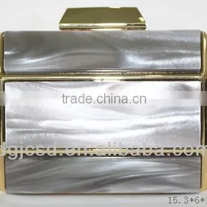 New Color 0861 Amber Adhesive Evening Clutch Bag thumbnail-1