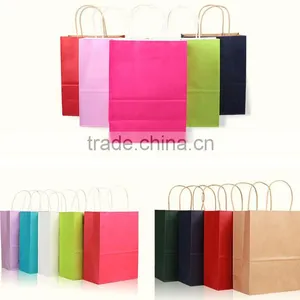 Luxury Custom Cheap Kraft Paper Gift Bag thumbnail-4